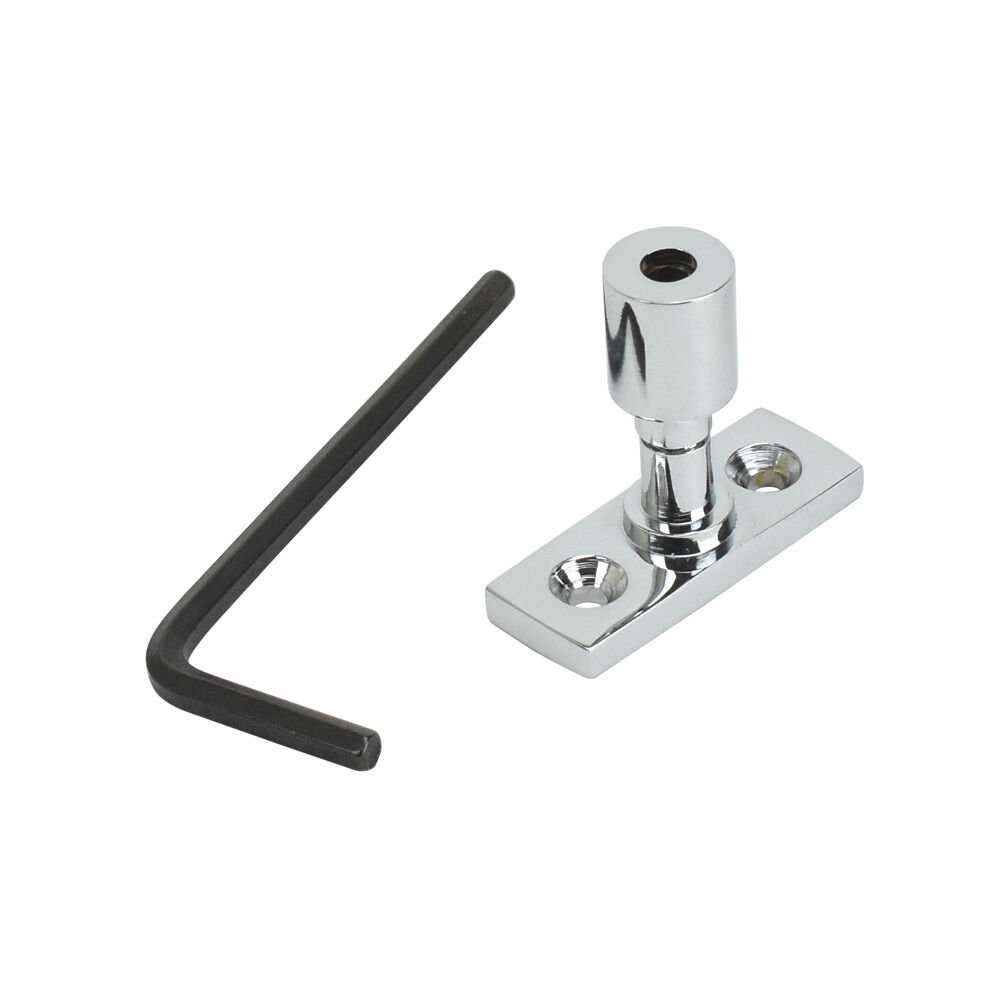 Heritage Brass Casement Window Stay Locking Pin - Polished Chrome